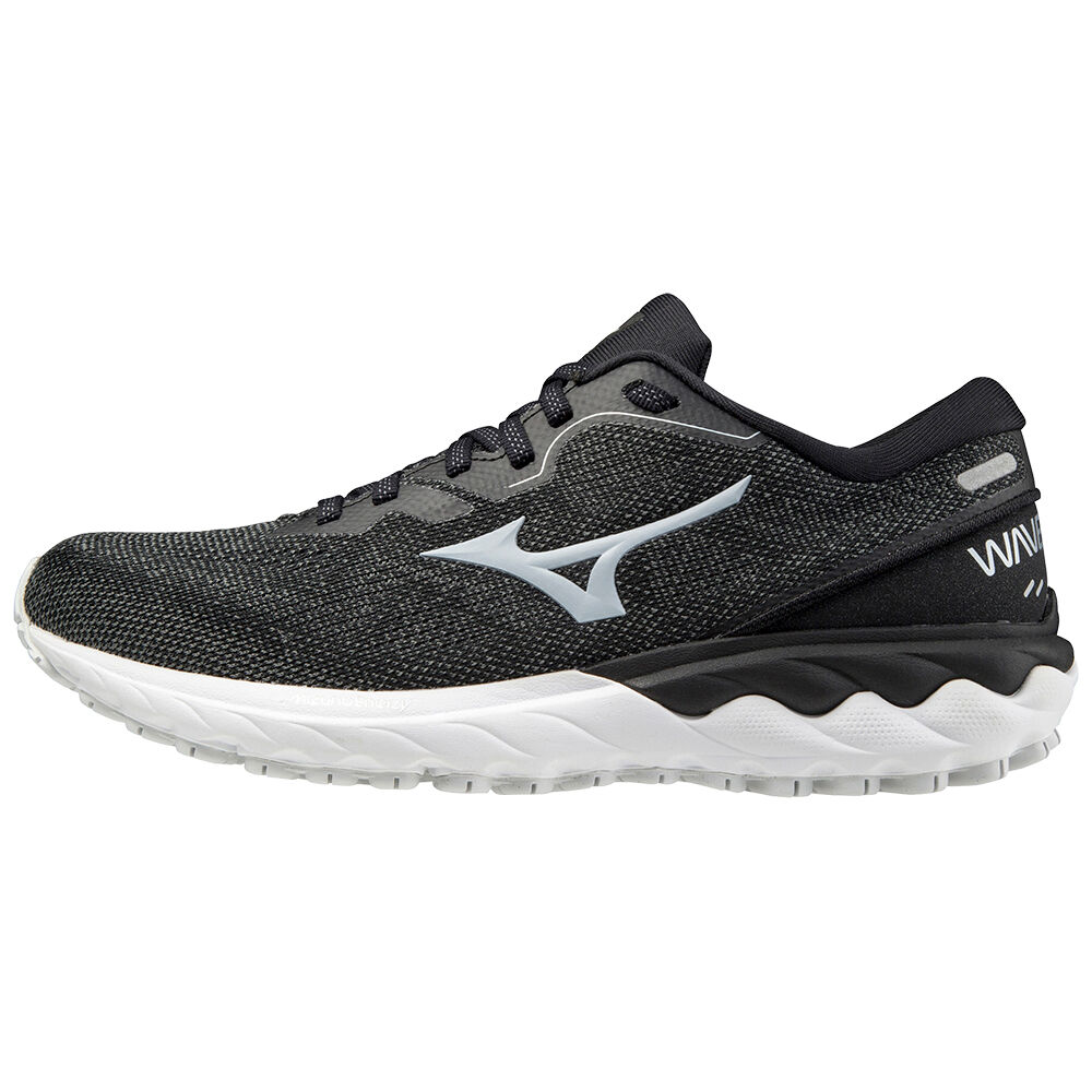 Zapatillas Running Mizuno Wave Skyrise 2 Mujer Negras/Plateadas/Blancas Outlet OGEH-51238